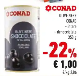 Conad Olive nere CONAD offerta