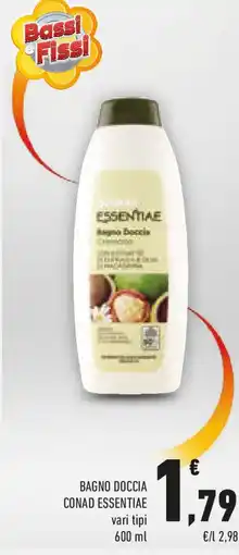 Conad Bagno doccia CONAD ESSENTIAE offerta