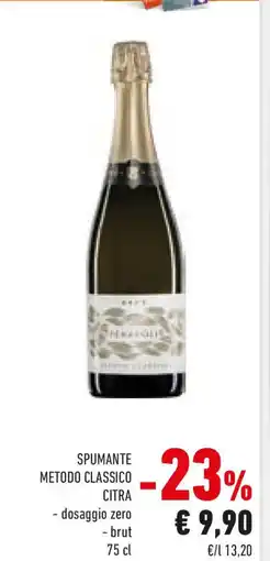 Conad Spumante metodo classico CITRA offerta