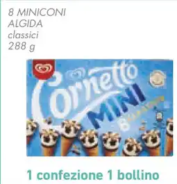 Conad 8 miniconi ALGIDA offerta