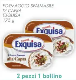 Conad Formaggio spalmabile di capra EXQUISA offerta