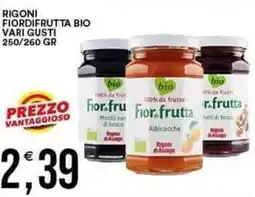 Vantaggio Cash&Carry Rigoni FIORDIFRUTTA bio vari gusti offerta
