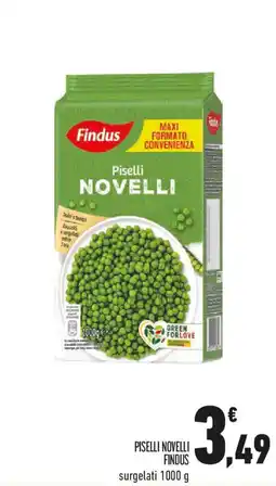 Conad Piselli novelli FINDUS offerta