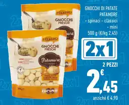 Conad Gnocchi di patate PATAMORE offerta