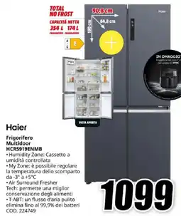 MediaWorld Haier Frigorifero Multidoor HCR5919ENMB offerta