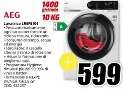MediaWorld AEG Lavatrice LR6FE104 offerta