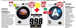 MediaWorld SAMSUNG Asciugatrice DV90DG52A0AH+ Lavatrice WW90CGC04DAH offerta