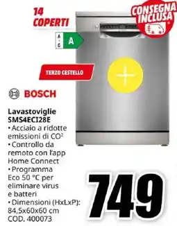 MediaWorld BOSCH Lavastoviglie SMS4ECI28E offerta