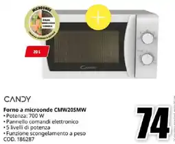 MediaWorld CANDY Forno a microonde CMW20SMW offerta