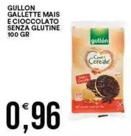 Vantaggio Cash&Carry GULLON gallette mais e cioccolato senza glutine offerta