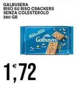 Vantaggio Cash&Carry GALBUSERA Riso su riso crackers senza colesterolo offerta