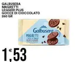 Vantaggio Cash&Carry GALBUSERA MAGRETTI Leggeri plus gocce di cioccolato offerta