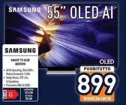 Unieuro SAMSUNG SMART TV OLED QE55S90 offerta