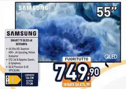 Unieuro SAMSUNG SMART TV QLED 4K QE55Q8FA offerta
