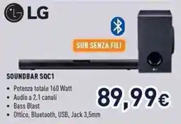 Unieuro LG SOUNDBAR SQC1 offerta