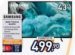 Unieuro SAMSUNG SMART TV QLED 4K QE4307FA offerta