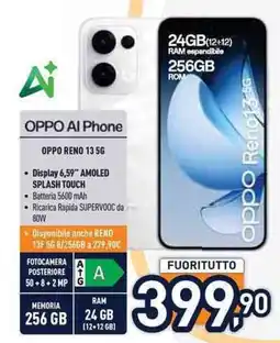 Unieuro OPPO RENO 13 5G offerta
