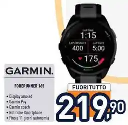 Unieuro GARMIN FORERUNNER 165 offerta