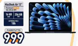 Unieuro MacBook Air 13" offerta