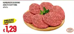 Famila Hamburger di bovino adulto scottona offerta