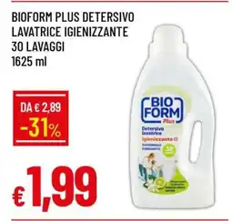 Famila BIOFORM PLUS DETERSIVO LAVATRICE IGIENIZZANTE 30 LAVAGGI offerta