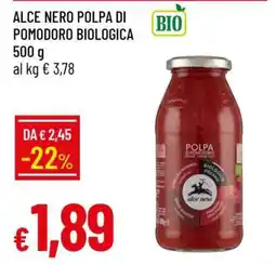 Famila ALCE NERO POLPA DI POMODORO BIOLOGICA offerta