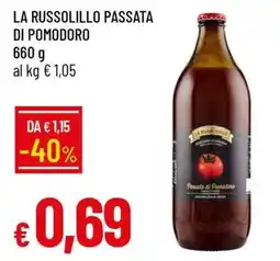 Famila LA RUSSOLILLO PASSATA DI POMODORO offerta