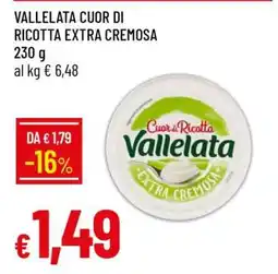 Famila Vallelata Cuor di Ricotta Extra Cremosa offerta