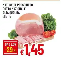 Famila NATURVITA PROSCIUTTO COTTO NAZIONALE ALTA QUALITÀ offerta