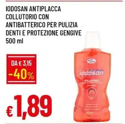 Famila IODOSAN ANTIPLACCA COLLUTORIO offerta