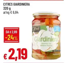 Famila CITRES GIARDINIERA offerta