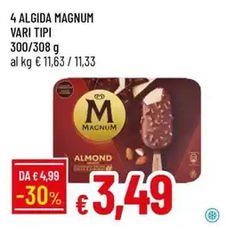 Famila 4 Algida Magnum Vari Tipi offerta