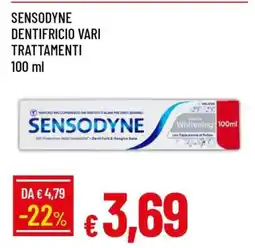 Famila SENSODYNE DENTIFRICIO VARI TRATTAMENTI offerta