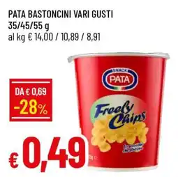 Famila PATA BASTONCINI VARI GUSTI offerta