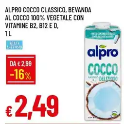 Famila ALPRO COCCO CLASSICO offerta