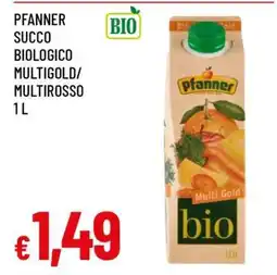 Famila PFANNER SUCCO BIOLOGICO MULTIGOLD/ MULTIROSSO 1 L offerta