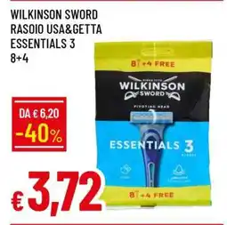 Famila WILKINSON SWORD RASOIO USA&GETTA ESSENTIALS 3 offerta