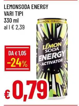 Famila LEMONSODA ENERGY VARI TIPI offerta