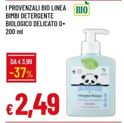 Famila I Provenzali Bio Linea Bimbi Detergente Biologico Delicato 0+ offerta