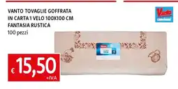 Famila VANTO TOVAGLIE GOFFRATA offerta