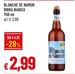 Famila BLANCHE DE NAMUR BIRRA BIANCA offerta