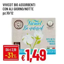 Famila VIVICOT BIO ASSORBENTI CON ALI GIORNO/NOTTE offerta