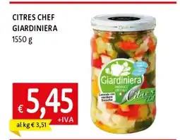 Famila CITRES CHEF GIARDINIERA offerta