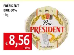 Famila PRÉSIDENT BRIE 60% offerta