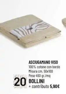 Famila ASCIUGAMANO VISO offerta