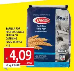Famila BARILLA FOR PROFESSIONALS FARINA 00 CATERING FOOD SERVICE offerta