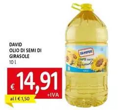 Famila DAVID OLIO DI SEMI DI GIRASOLE offerta