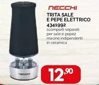 Orizzonte Necchi Trita Sale e Pepe Elettrico 4341992 offerta