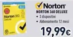 Unieuro NORTON 360 DELUXE offerta