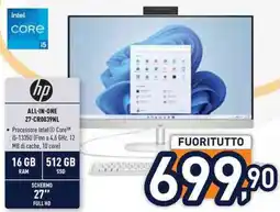 Unieuro hp ALL-IN-ONE 27-CR0039NL offerta